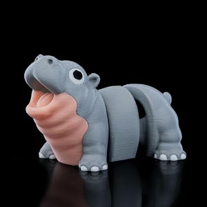 3d Moo Deng Baby Hippo
