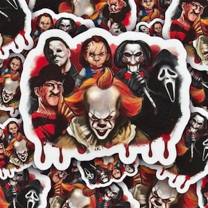 Horror Film vinyl sticker