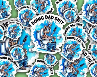 Doing DAD vinyl sticker