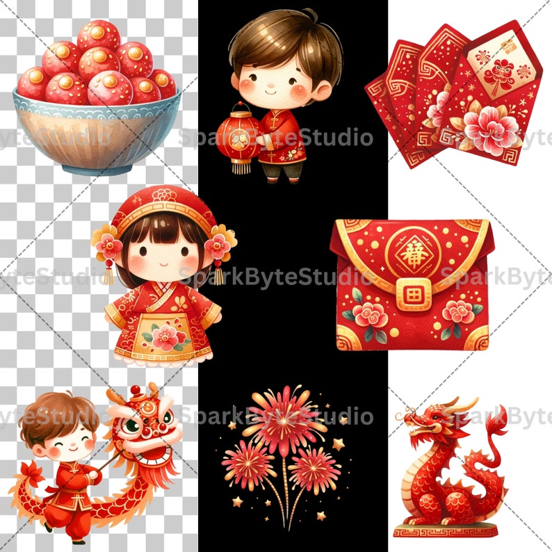 dragon dance chinese new year book