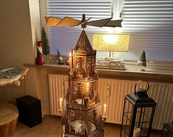 Weihnachtspyramide Waldmotive XXL- Pyramide, Deko, Weihnachten