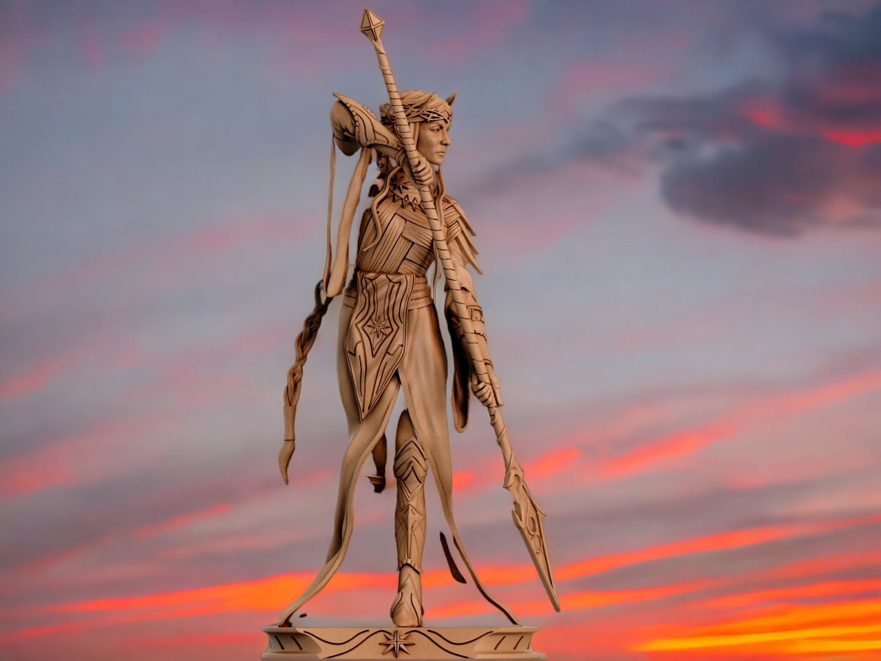 Lady Galadriel From Lord of the Rings Rings of Power STL Files, 3D ...