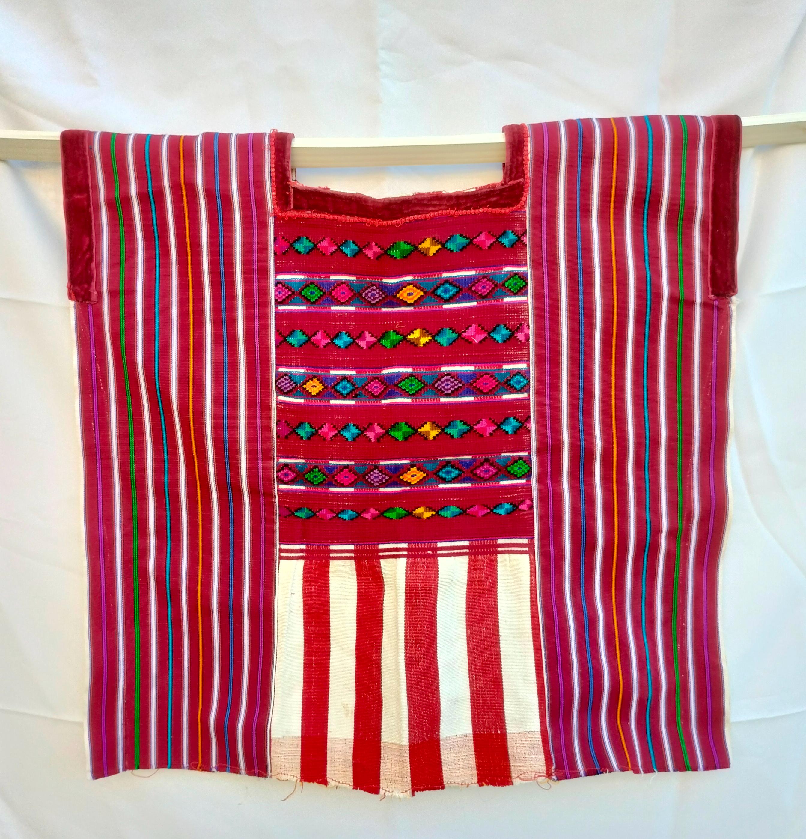 Guatemalan Vintage Huipil From San Juan Atitán, Huehuetenango