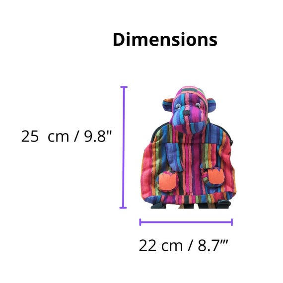 Vintage Guatemalan Baby Backpack Authentic Handmade Guatemalan Backpack, One of a Kind  main image 4
