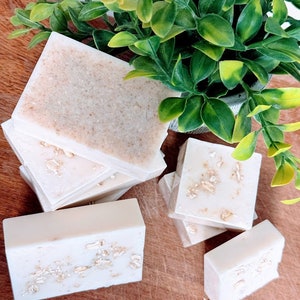 All-Natural Oats & Honey bar soap for sensitive skin