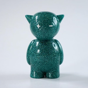 Green Glitter Meta Baby | Art Toy | Series M 6/100