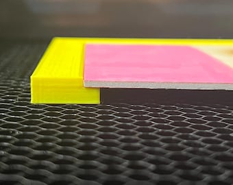 Set of Laser Cutter Anti Flashback Riser Jigs with magnet slots (STL Digital Download)
