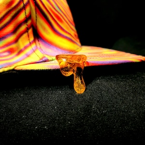 Terpy Wax Glass Trippy Drippy Hat Brim Pin
