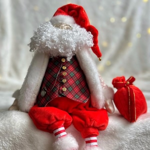 Christmas Santa, Home Decor, Tilda Santa, Santa Claus, Designer Dolls