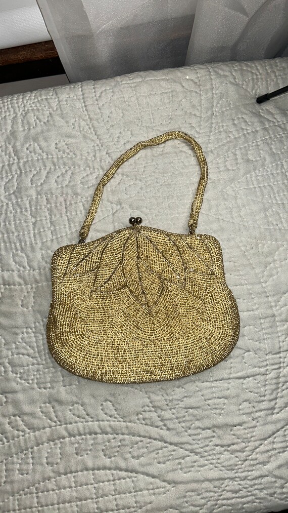 Vintage Korean Beaded Purse