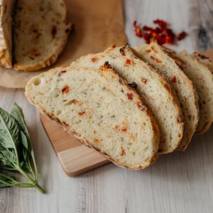 Organic Artisan Bread - Sun-Dried Tomato & Basil
