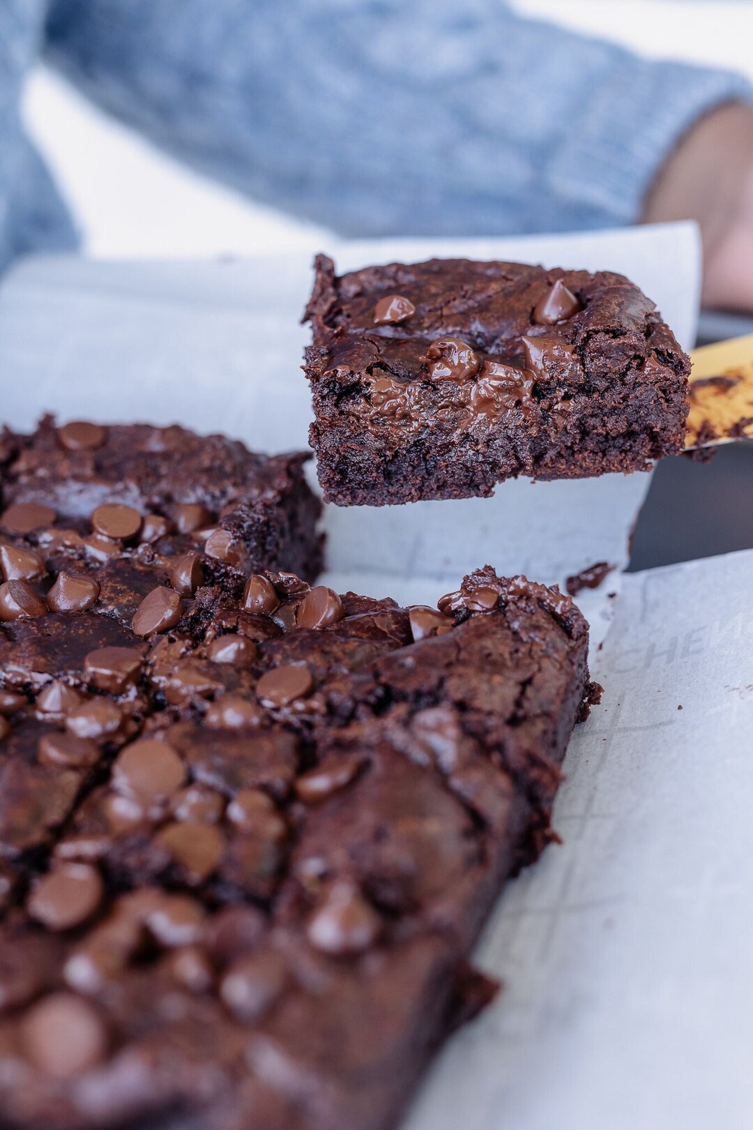 Vegan Chocolate Fudge Brownies Vegan Dessert Gooey & Delicious for
