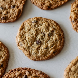 Gluten-Free Vegan Chocolate Chip Cookies (Large Cookies!) - Vegan Dessert - Dairy Free Egg Free Soy Free Nut Free Wheat Free