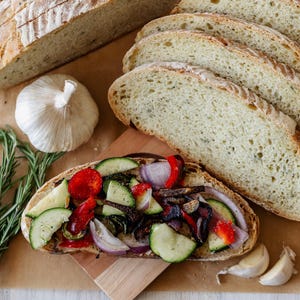 Organic Artisan Bread - Rosemary & Garlic