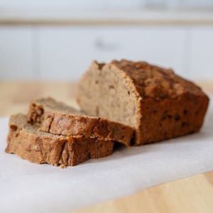 Vegan Banana Bread - Vegan Loaf - Dairy Free Egg Free Nut Free Soy Free