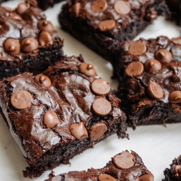 Vegan Chocolate Fudge Brownies - Vegan Dessert - Gooey & Delicious for Chocolate Lovers!