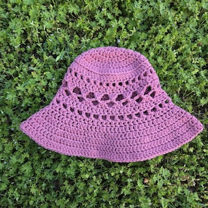 Nahla Bucket Hat Crochet Pattern | Boho Summer Hat PDF | Beginner-Friendly Digital Download No Physical Item