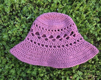 Nahla Bucket Hat Crochet Pattern | Boho Summer Hat PDF | Beginner-Friendly Digital Download No Physical Item