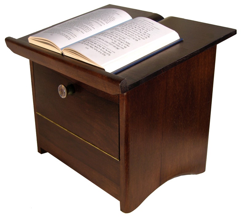 High Solid Wood Book Stand Etsy