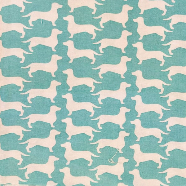 Dachshund dog fabric -Mila & Emma Fabrics