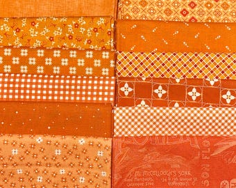 Colección de retales de tela Orange Bee: Lori Holt y Riley Blake Vintage