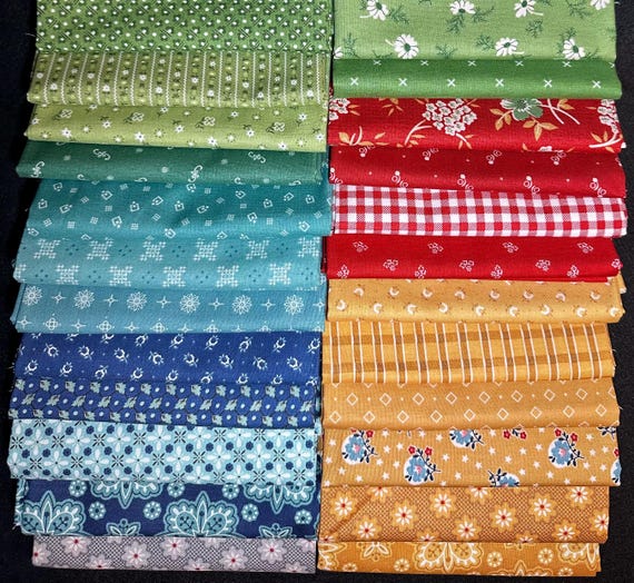 Lori Holt Collection -Hometown Holiday, Prarie, Bee Vintage -  24fat quarters - Lori Holt for Riley Blake- L24