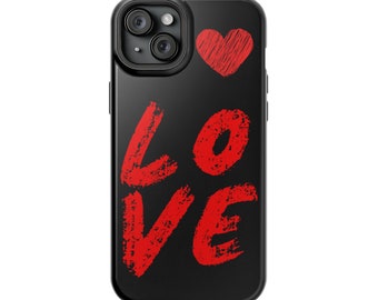 Charming LOVE Valentine's Day MagSafe Tough Case - Protégez votre téléphone avec un style romantique