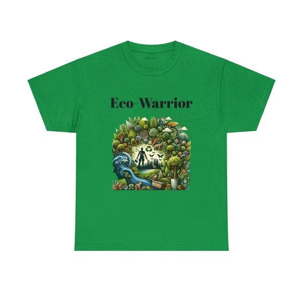 Eco-Warrior Unisex Baumwoll-T-Shirt - Umweltaktivismus-Shirt, bequem, ideal für umweltbewusste Menschen, perfekt für Umweltschützer