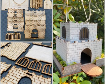 Birdhouse DIY Craft Kit- Castle