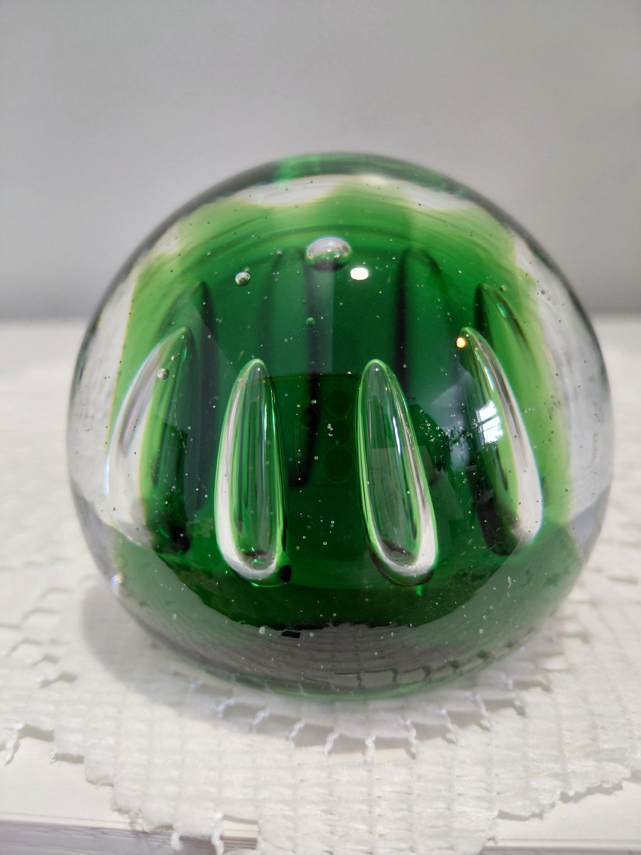 Blenko Glass Orb - Etsy