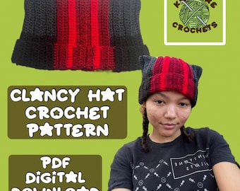 PATRÓN DE GANCHILLO: gorro inspirado en CLANCY de veintiún pilotos