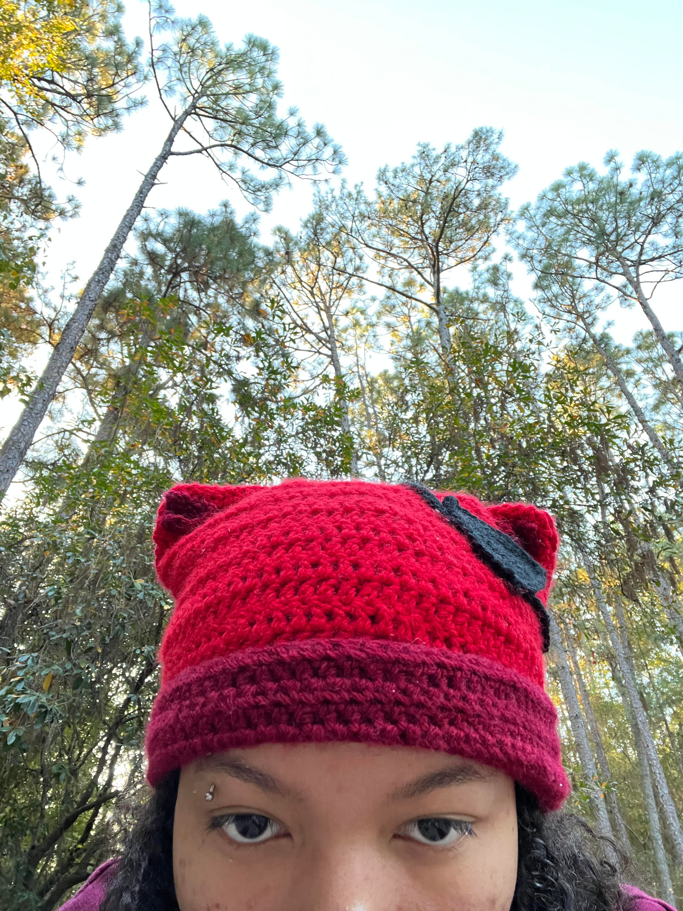 【DOLLS KILL】Friendly Persuasion Crochet Beanie Crochet Five Nights at Freddy's Inspired Beanie - Foxy - Etsy