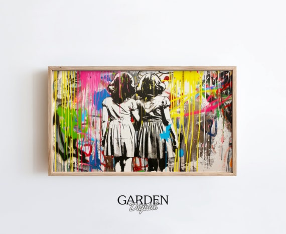 Frame TV Art Graffiti Street Art | Banksy | Mr Brainwash | Urban