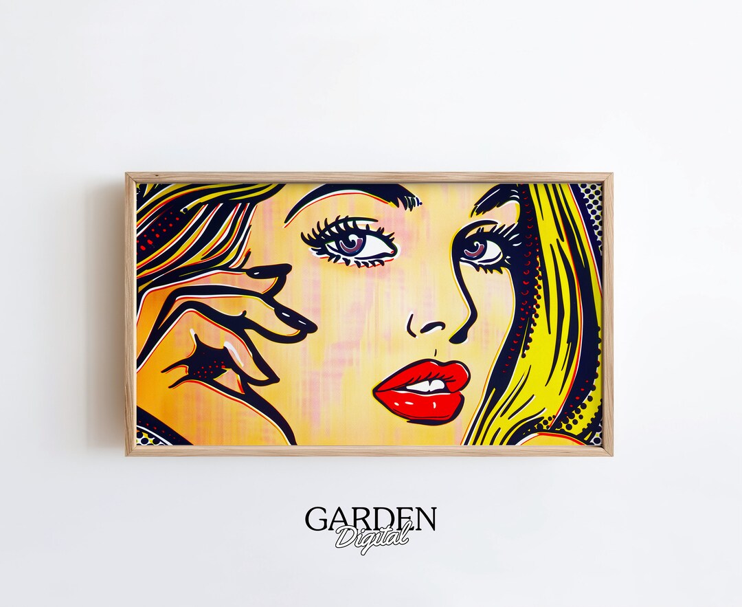Pop Art Frame TV Roy Lichtenstein Pop Art for TV Digital Art for TV