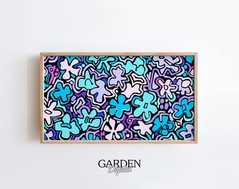Frame TV Art | Keith Haring | Abstract Colorful Art | Digital Print | Digital Art For TV | Frame Art Design | Home Wall Art, Cartoon, Haring