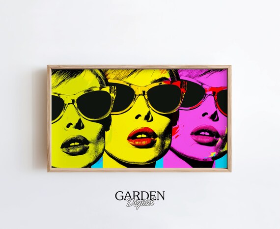 Pop Art Frame TV | Andy Warhol | Pop Art for TV | Digital Art for