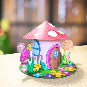 Fairy Paper House: Printable Craft Activity for Kids (PDF Digital ...