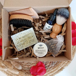 Men's box - Men's gift | Valentine's Day gift for men | Father's Day | Dad Gift | Handcrafted box | Love | Beard Box | Kit