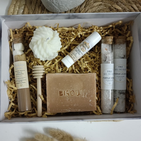 Box Bien être - Cadeau amie | Anniversaire femme | Box cadeau femme | Coffret cadeau cocooning | Bien être | | Cadeau St Valentin