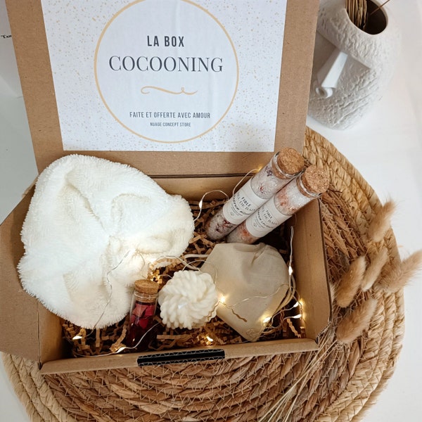 Box cocooning - Cadeau St Valentin | Cadeau amie | Anniversaire femme | Box cadeau femme | Coffret cocooning | Bien être et beauté | Maman