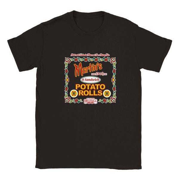 Martin's Famous Potato Rolls Kids T-shirt ** Retro 70s Pennsylvania Dutch Amish Bread Nostalgia **Perfect Gift for Foodie Baker Cook** Food