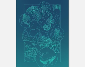 Sea Love - blue