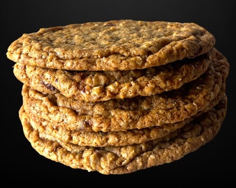 Receta de galleta de avena gigante