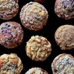 Przepis na muffinki z jagodami klasy premium