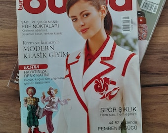 Burda 2006 /1 With Instructions, Old Fashion Magazine, Easy Cutting Sheet, Big Size Sewing Patron, Patterns How To, Suit Pattern