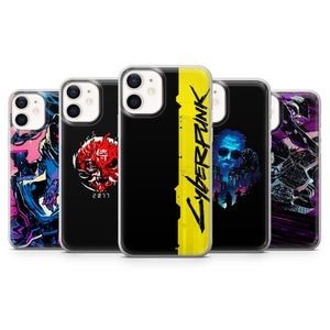 Cyberpunk Copertura Della Cassa Del Telefono per iPhone 15 Pro Max 14 13 12 11 XR SE, Samsung S23 S22 S21 Fe S20 A13 A14 A73 A53, Pixel 8 7 6A