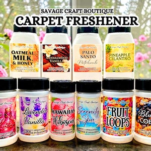 Carpet & Upholstery Freshener | Natural Odor Eliminator | Spring Cleaning Home Fragrance | Carpet Powder | Handmade Carpet Deodorizer