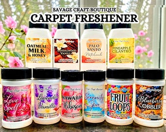Ambientador para alfombras y tapicería / Eliminador de olores natural / Fragancia para limpieza de primavera / Polvo para alfombras / Desodorante artesanal para alfombras