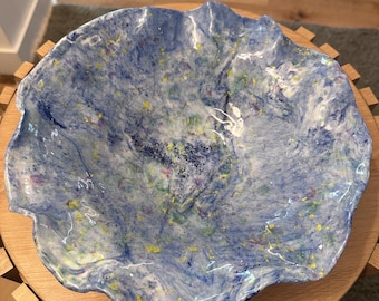 Blue Porceline Bowl: hand made with love