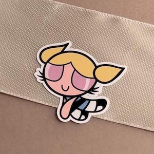 Adesivo Bubbles Powerpuff Girls – Adesivo simpatico per laptop, telefono e decorazioni